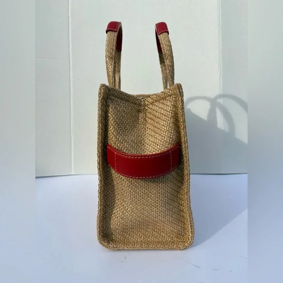 Marc Jacobs The Tote Bag Faux Raffia MEDIUM - Picture 3 of 5
